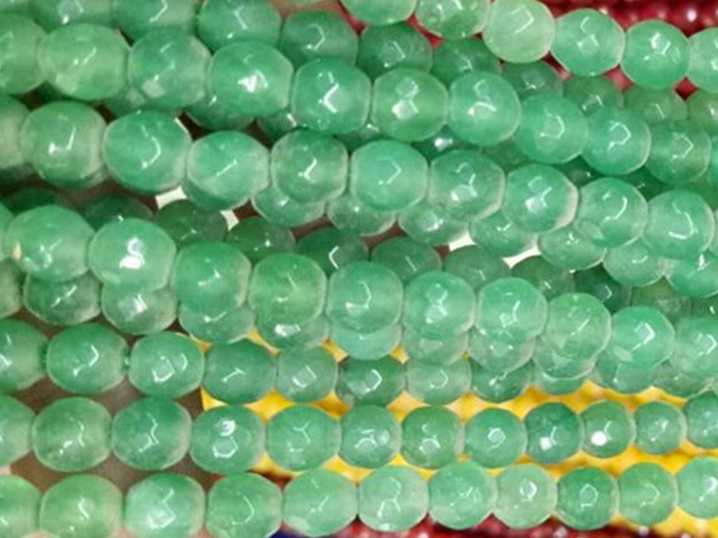 Bright Green Circular Agate Stones | The Design Cart (4333695303749)