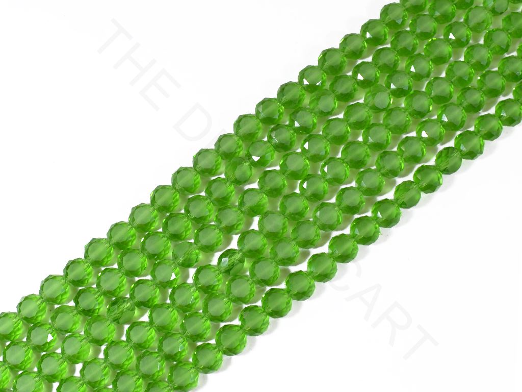 Light Green Flat Base Spherical Crystal Beads | The Design Cart (3836562833442)