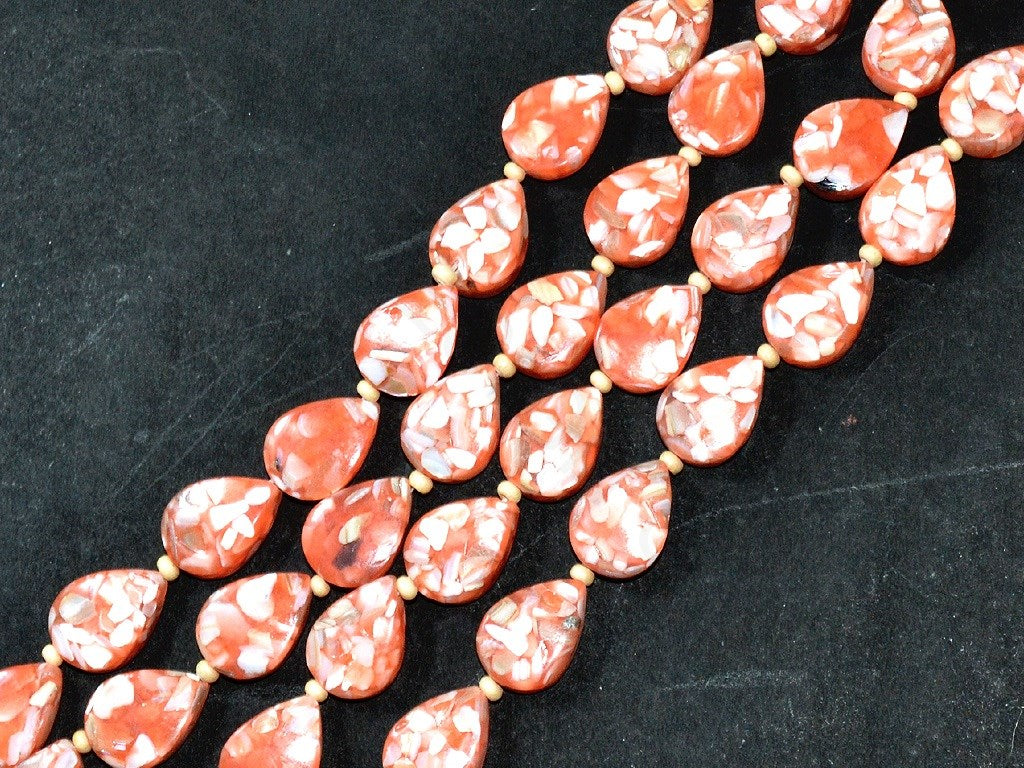 Orange Drop Resin Beads | The Design Cart (3787347361826)