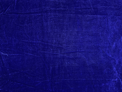 Royal Blue Plain Viscose Micro Velvet Fabric