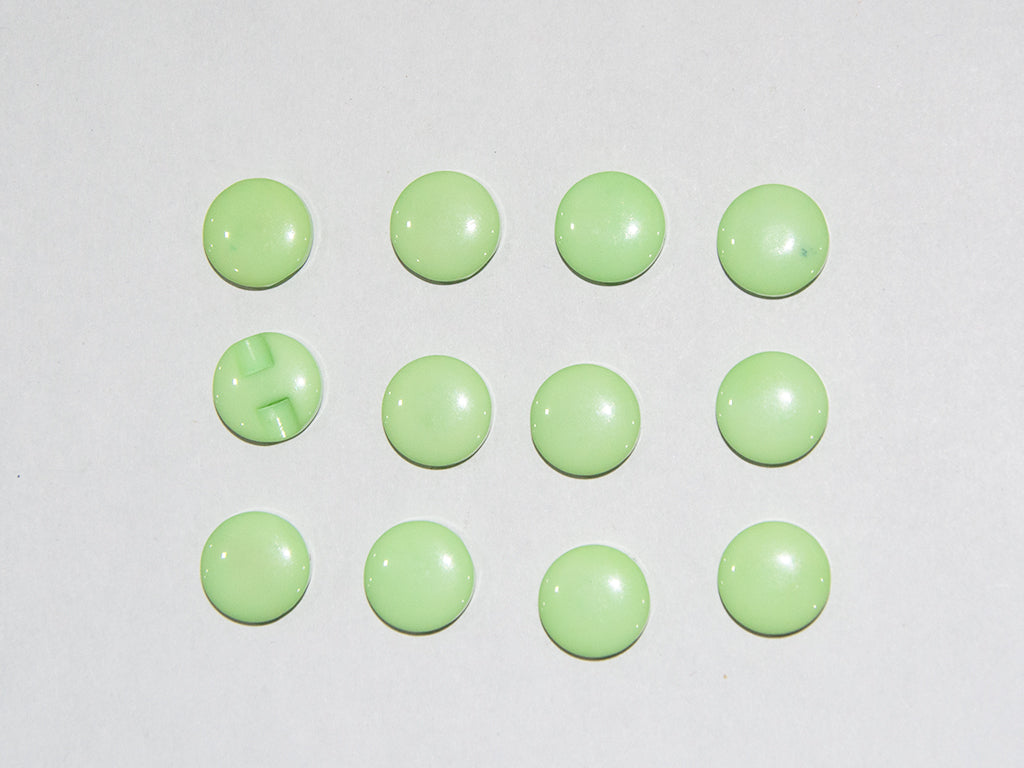 Light Green Circular Marble Acrylic Buttons
