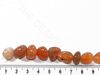 Orange Round Pebble Semi Precious Quartz Stones | The Design Cart (3785192210466)