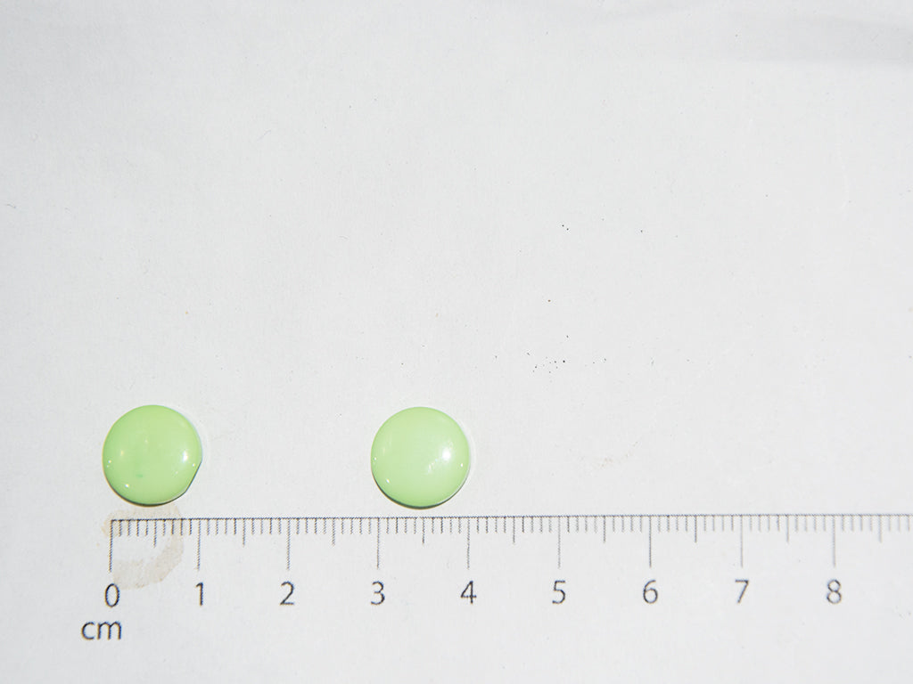 Light Green Circular Marble Acrylic Buttons