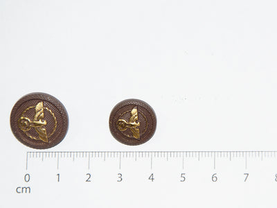 Brown Designer Acrylic Suit Buttons