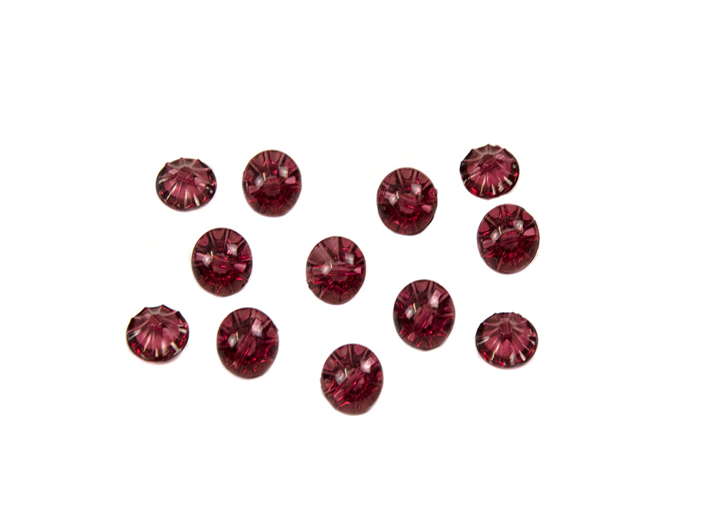 Mahogany Transparent Acrylic Buttons