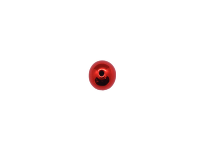 Red Circular Plastic Acrylic Beads 12mm