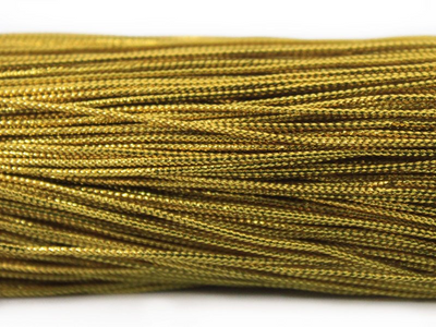 Golden Metallic Braided Zari Threads