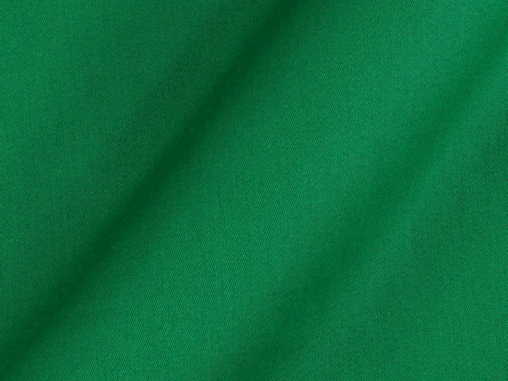 Emerald Cotton Satin Plain Dyed Fabric