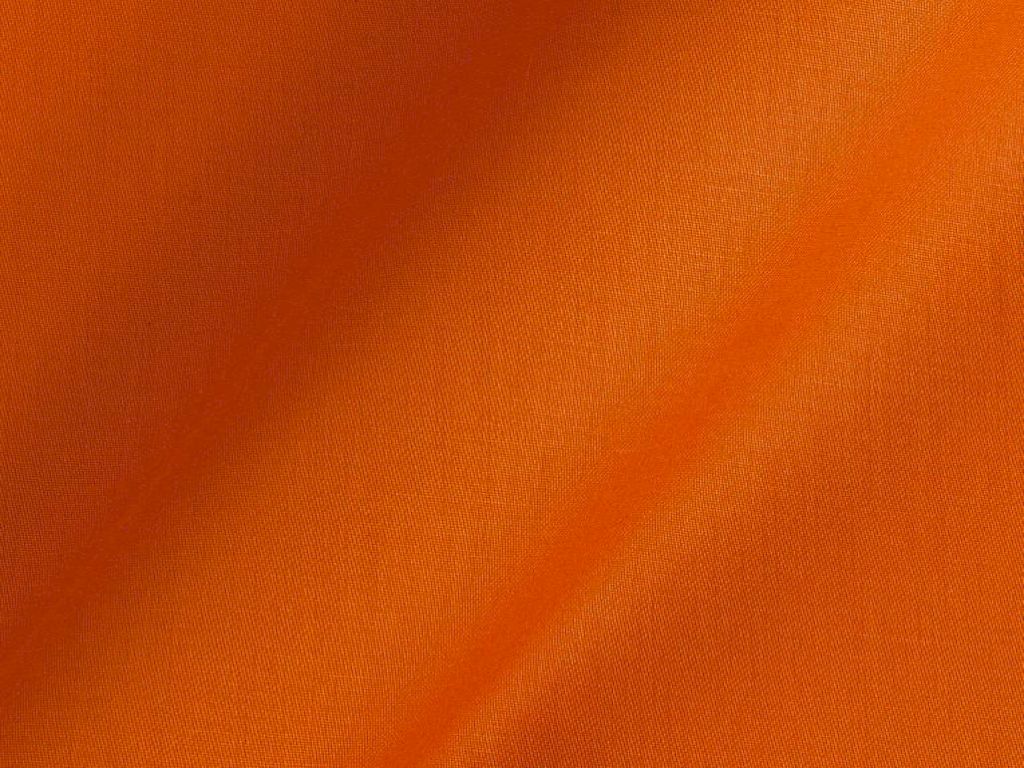 Orange Cotton Satin Plain Dyed Fabric