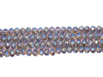 Rosegold Transparent Double Tone Crystal Beads 1