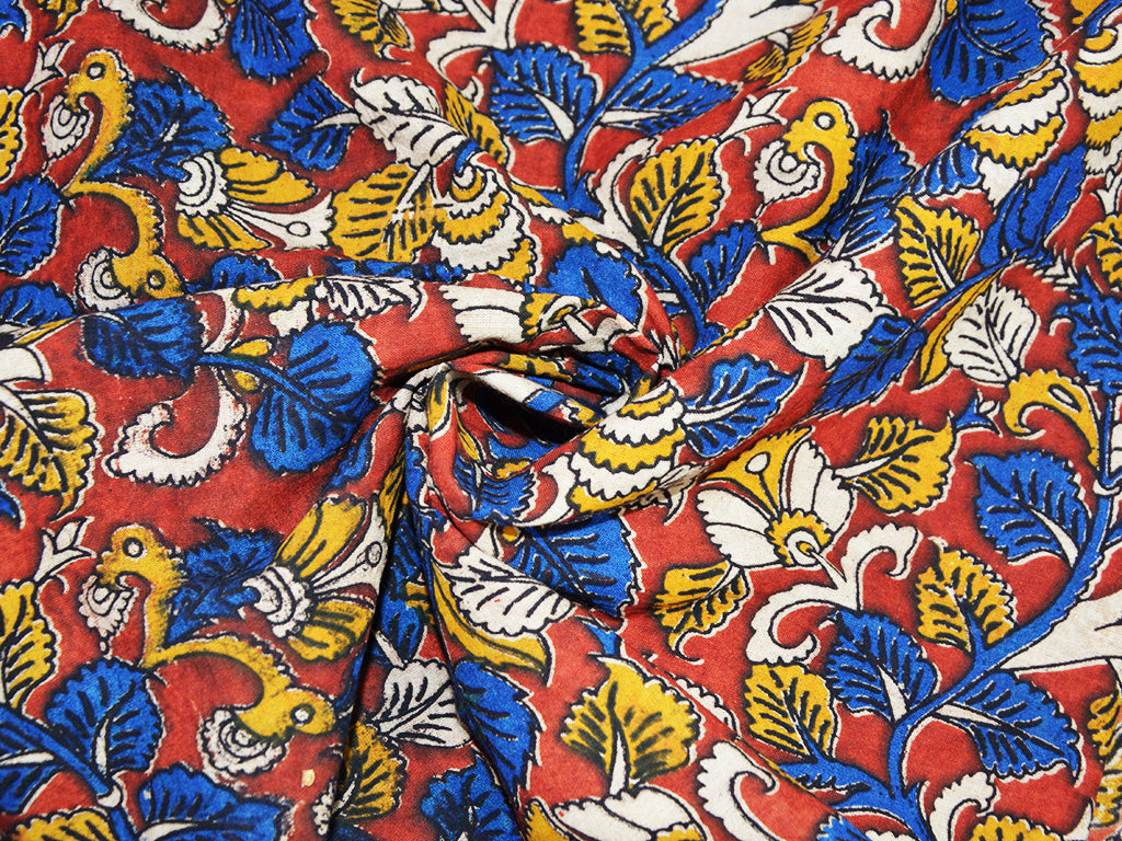 multicolor-floral-kalamkari-fabric-3