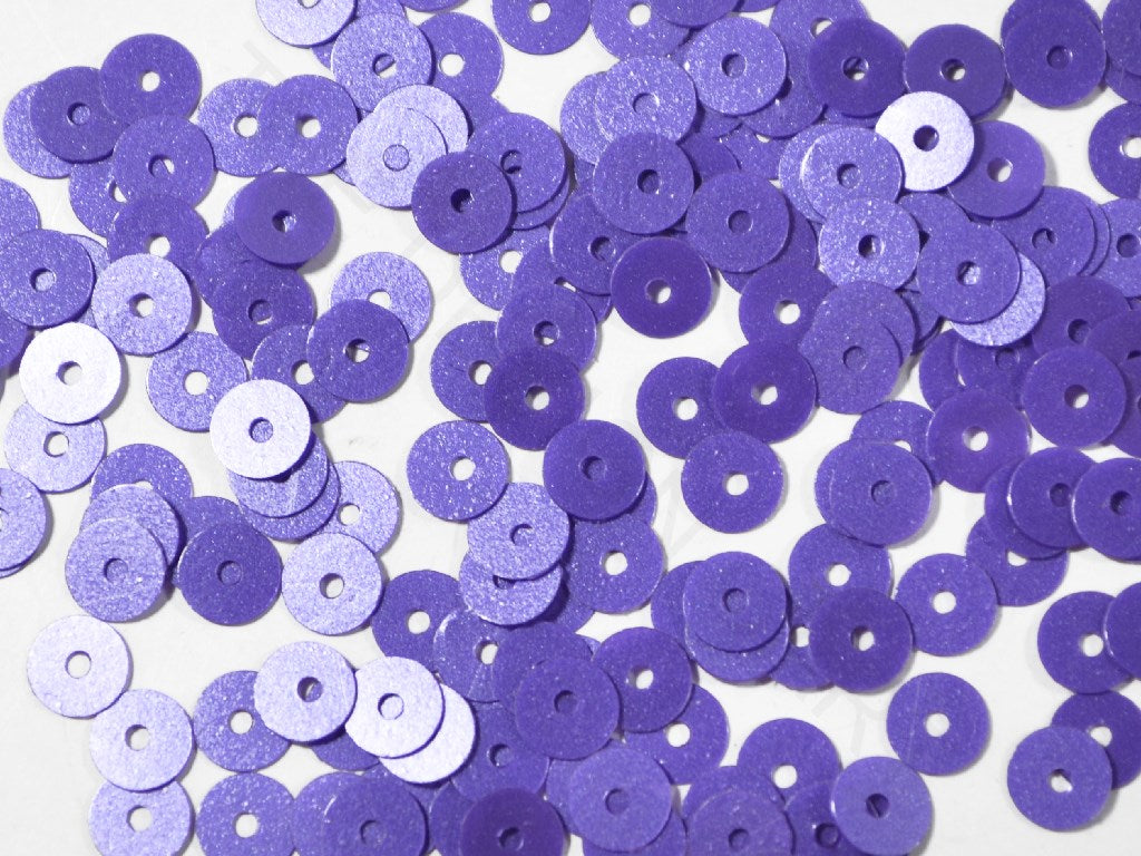 Purple Round Plastic Sequins | The Design Cart (3929886228514)