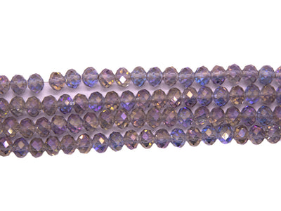 Purple Double Tone Crystal Beads