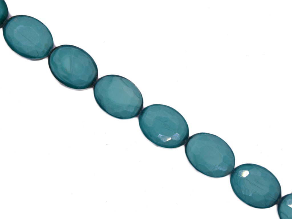 Turquoise Double Tone Designer Glass Beads