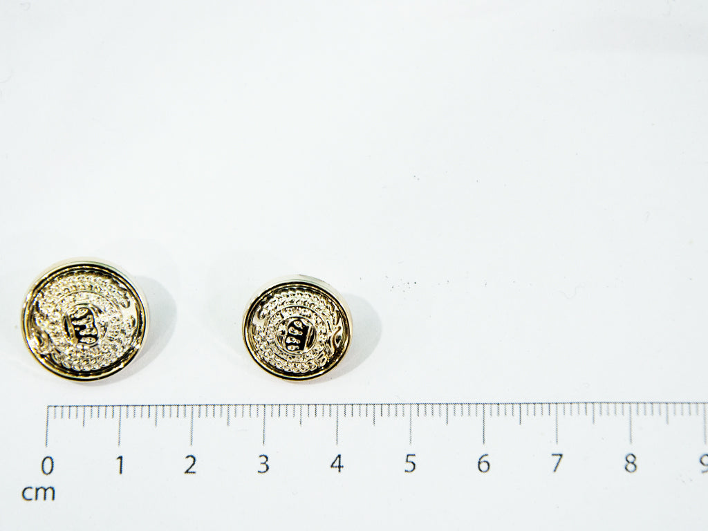 Golden Designer Acrylic Suit Buttons