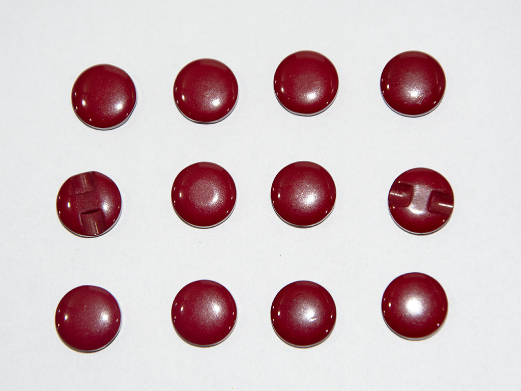 Maroon Circular Marble Acrylic Buttons