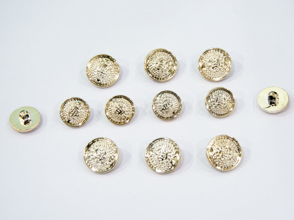 Golden Designer Acrylic Suit Buttons