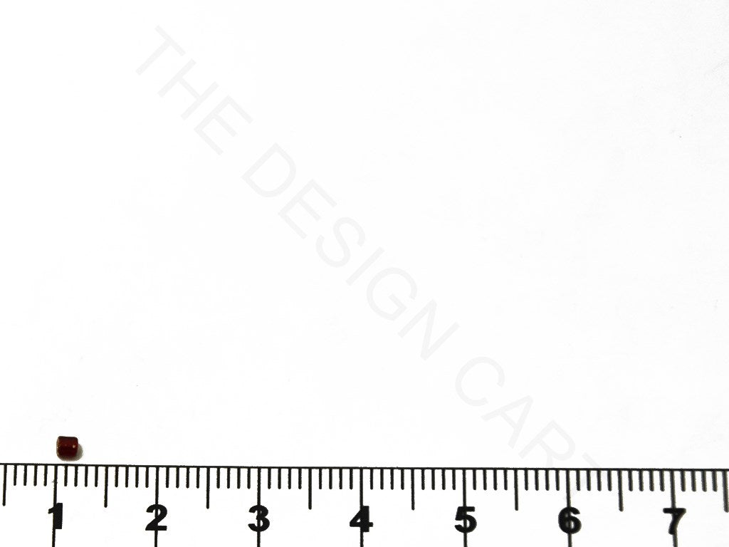 Preciosa Deep Red Silverline 2 Cut Beads | The Design Cart (4350363205701)