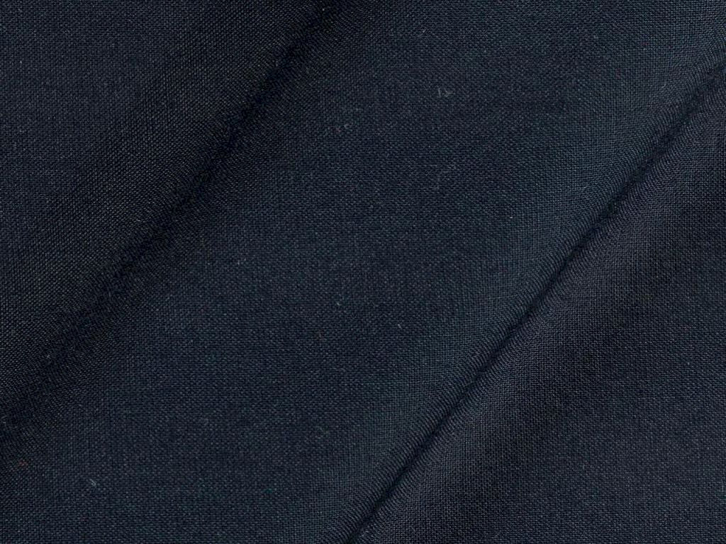 Navy Plain Dyed Rayon Fabric