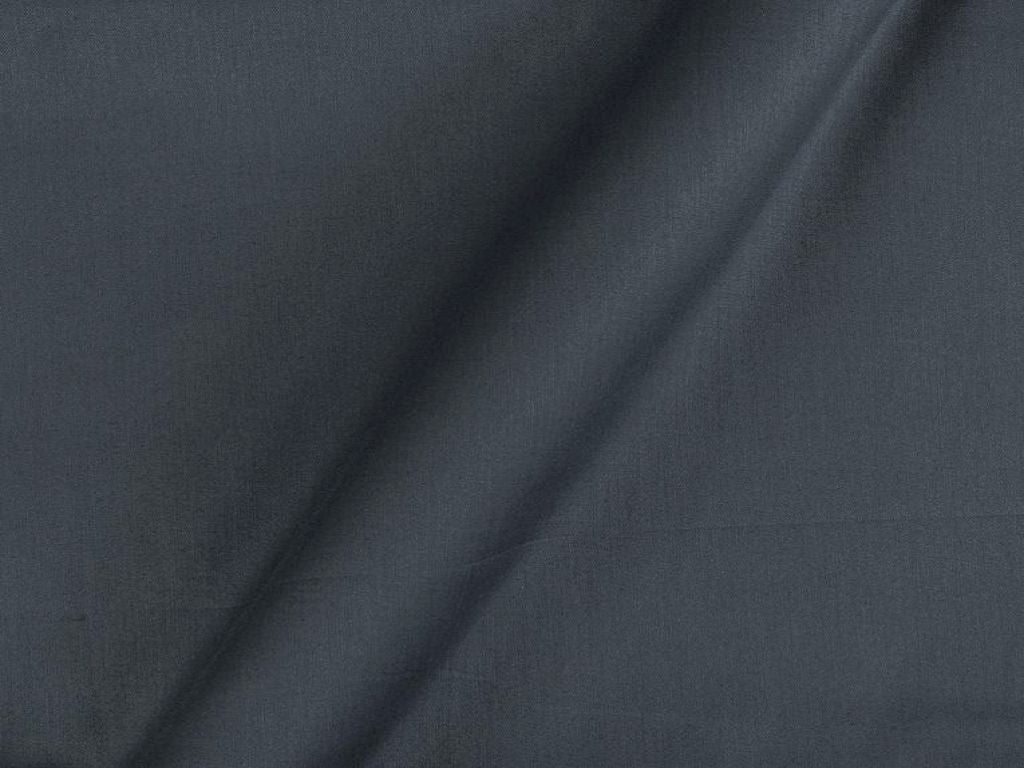 Steel Grey Cotton Satin Plain Dyed Fabric 2