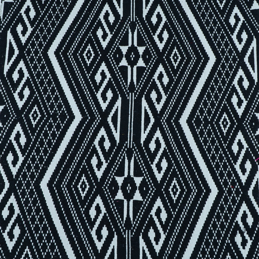 black-and-white-jacquard-fabric