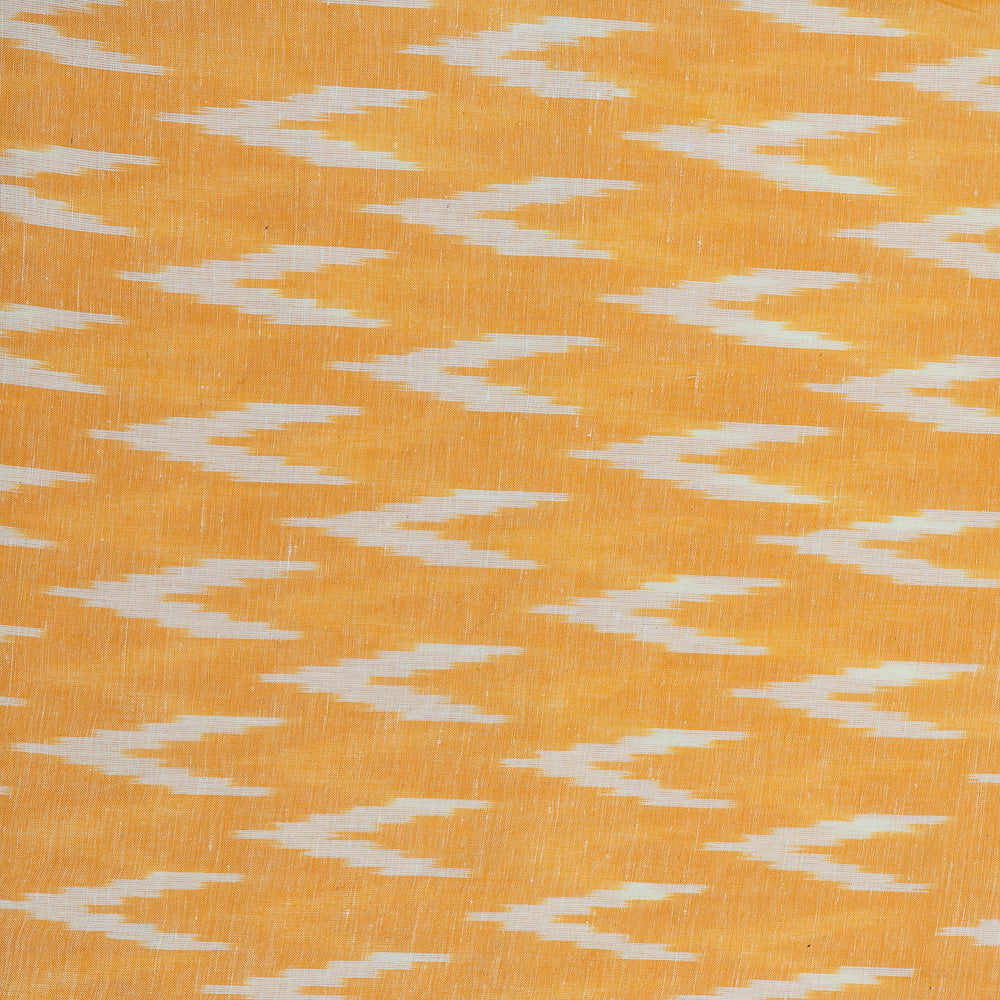 yellow-with-white-chevron-ikat-fabric