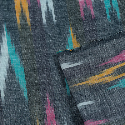 grey-with-multicolor-ikat-fabric