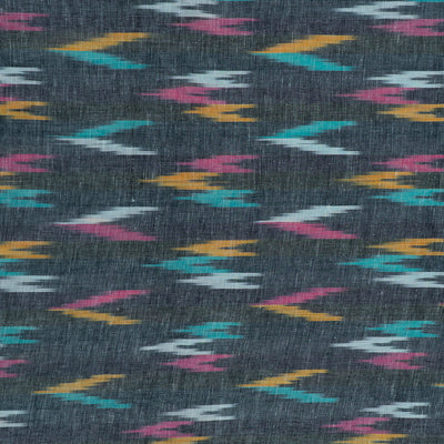 grey-with-multicolor-ikat-fabric