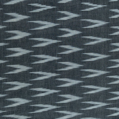 black-and-white-chevron-ikat-fabric