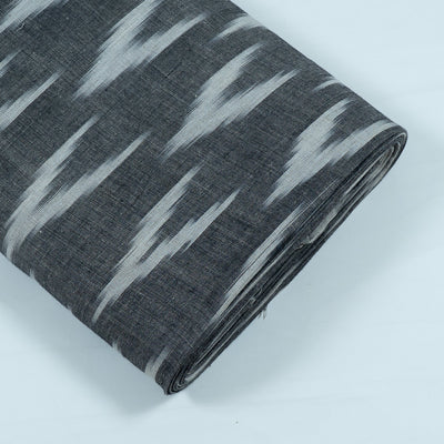 black-and-white-chevron-ikat-fabric