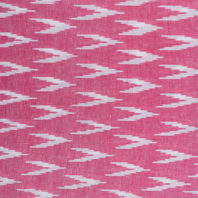 pink-and-white-chevron-ikat-fabric