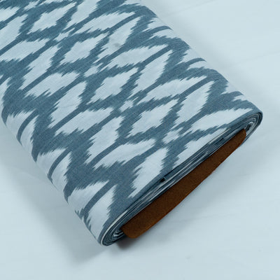 white-with-grey-ikat-fabric