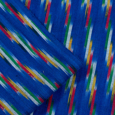 dark-blue-with-multicolor-ikat-fabric