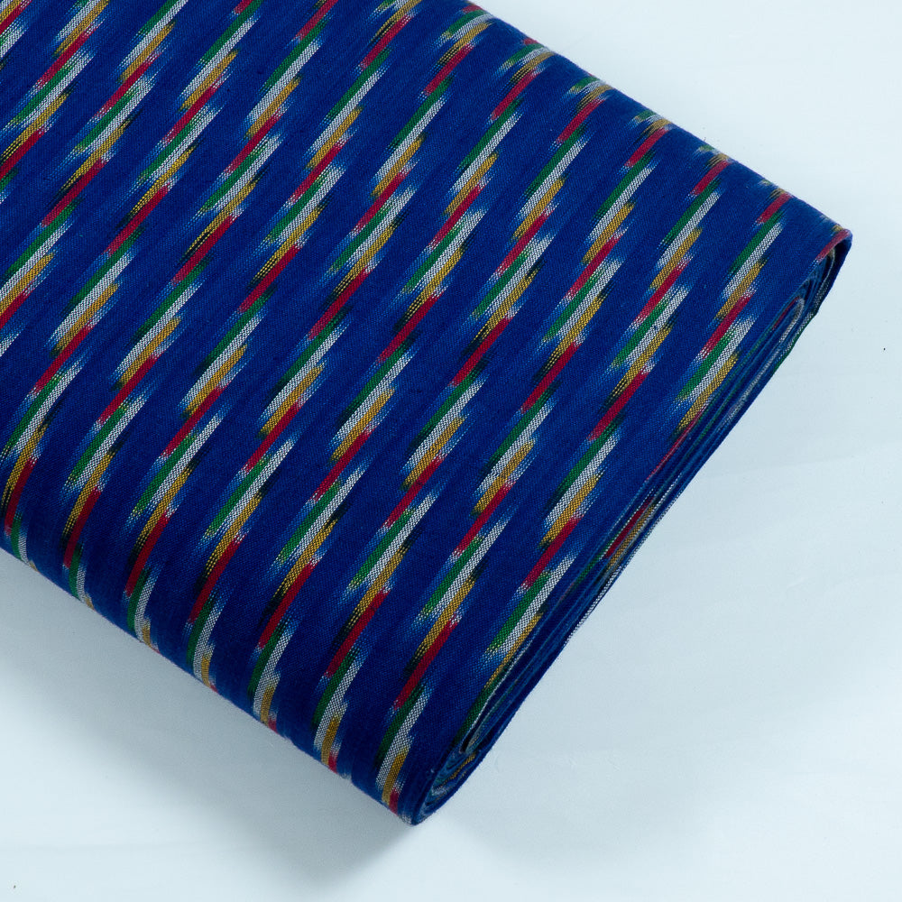 dark-blue-with-multicolor-ikat-fabric