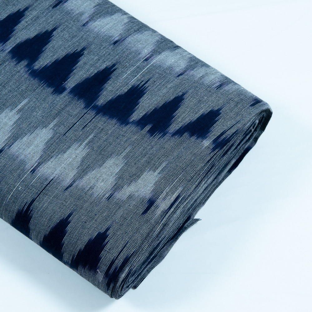 grey-with-blue-white-design-ikat-fabric