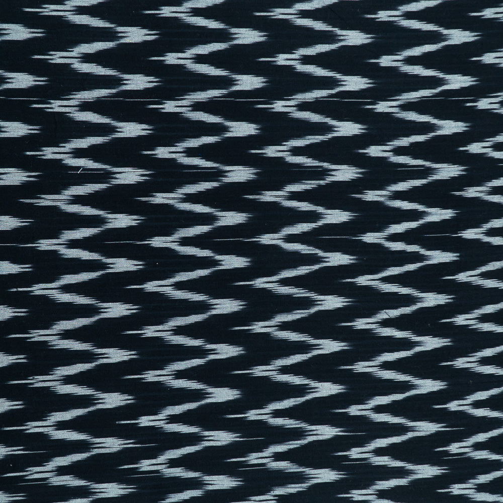 black-with-white-zigzag-ikat-fabric