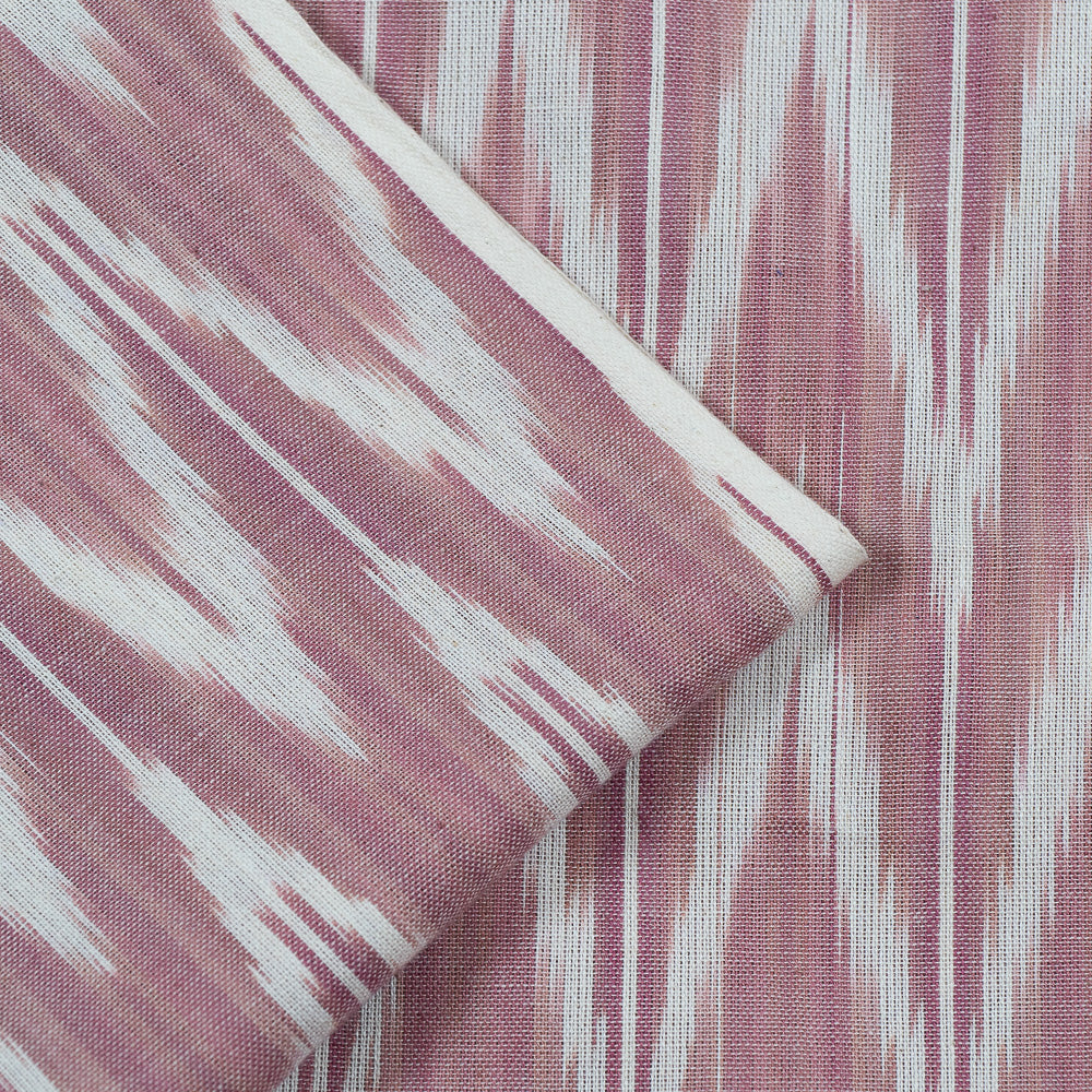 peach-chevron-ikat-fabric