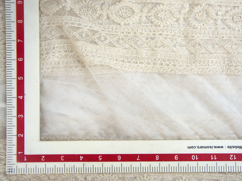 off-white-embroidered-schiffli-nylon-net-fabric