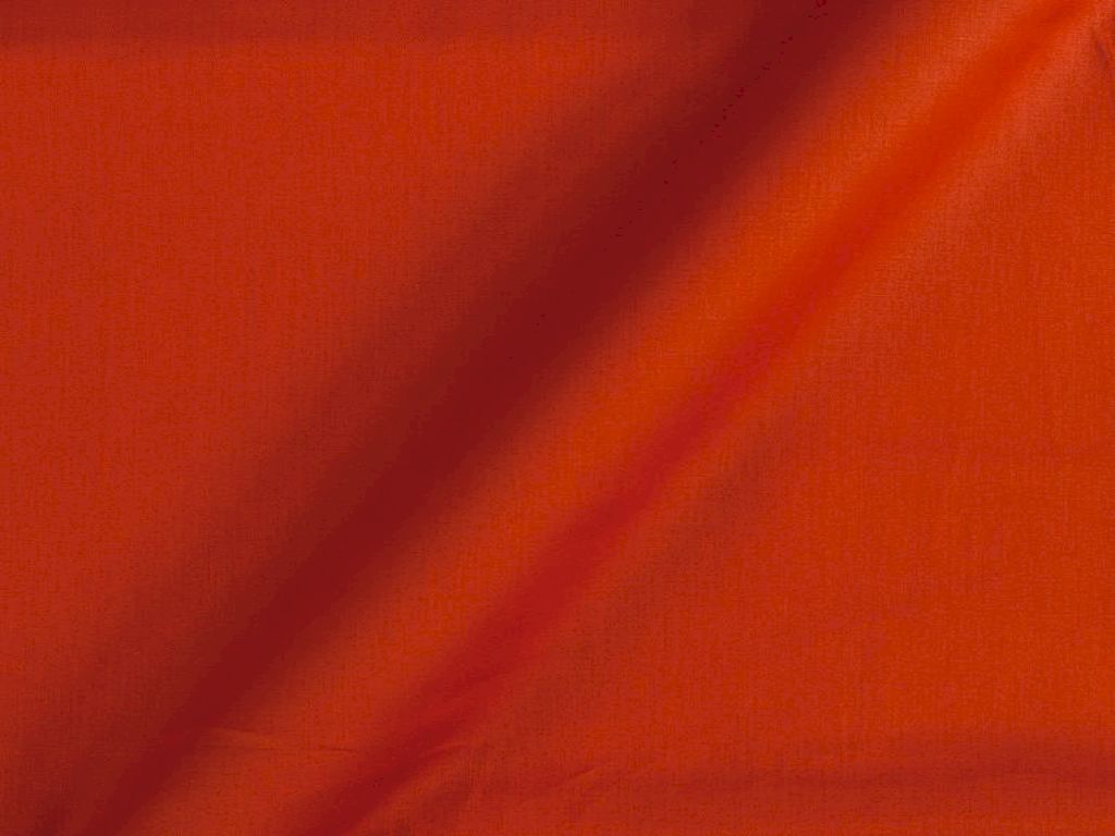 Fanta Orange Cotton Satin Plain Dyed Fabric