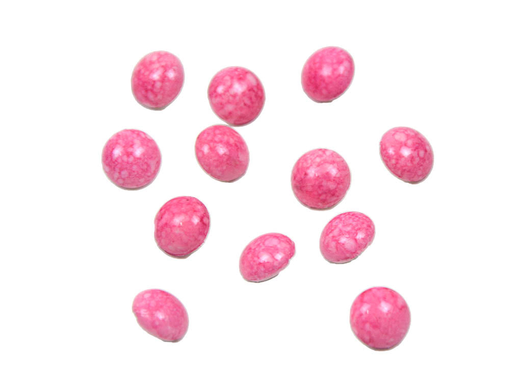 Pink Marble Round Acrylic Buttons