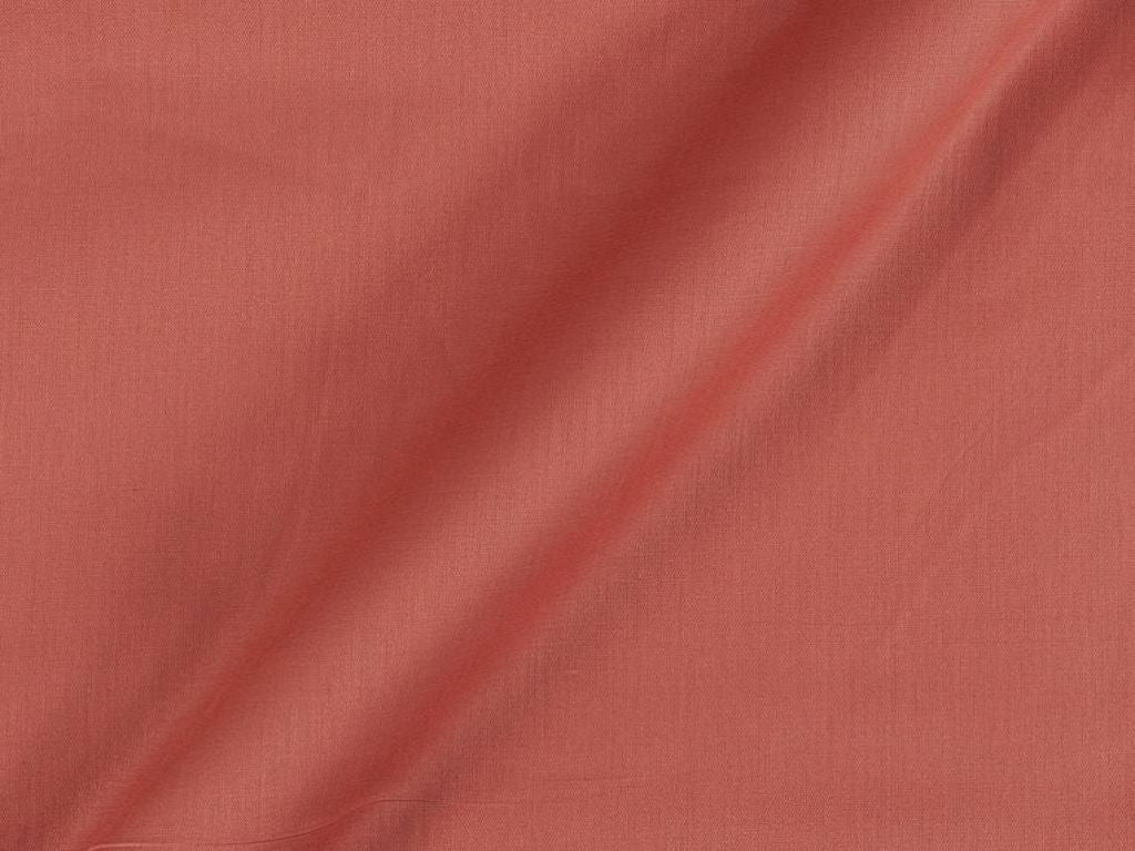 Carrot Orange Cotton Satin Plain Dyed Fabric