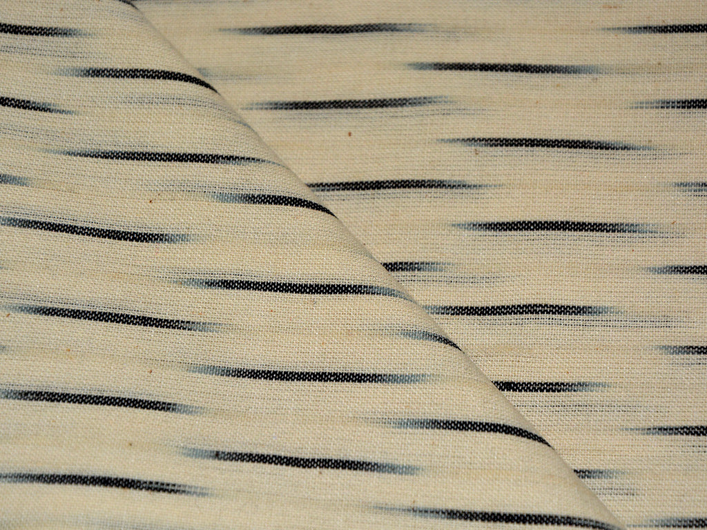 offwhitestripesprintedcottonikatfabric