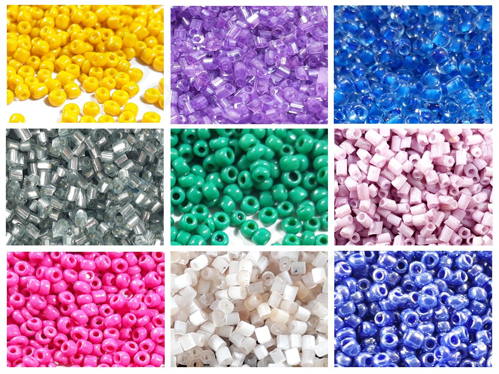 Assorted Round + Cut Seed Beads Combo 3 | The Design Cart (1841761845282)