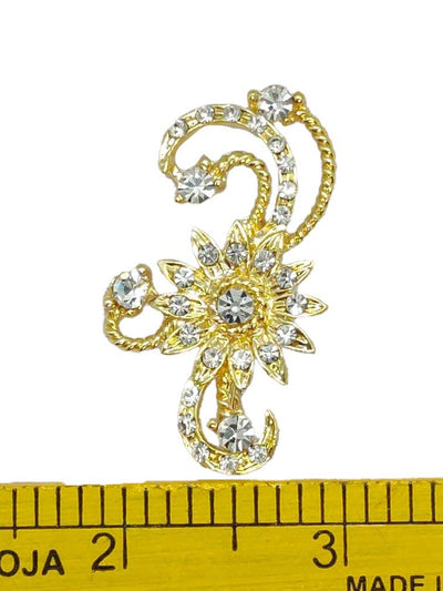 Golden Designer Brooch