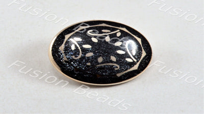 black-metallic-finish-buttons-simple-circular-design