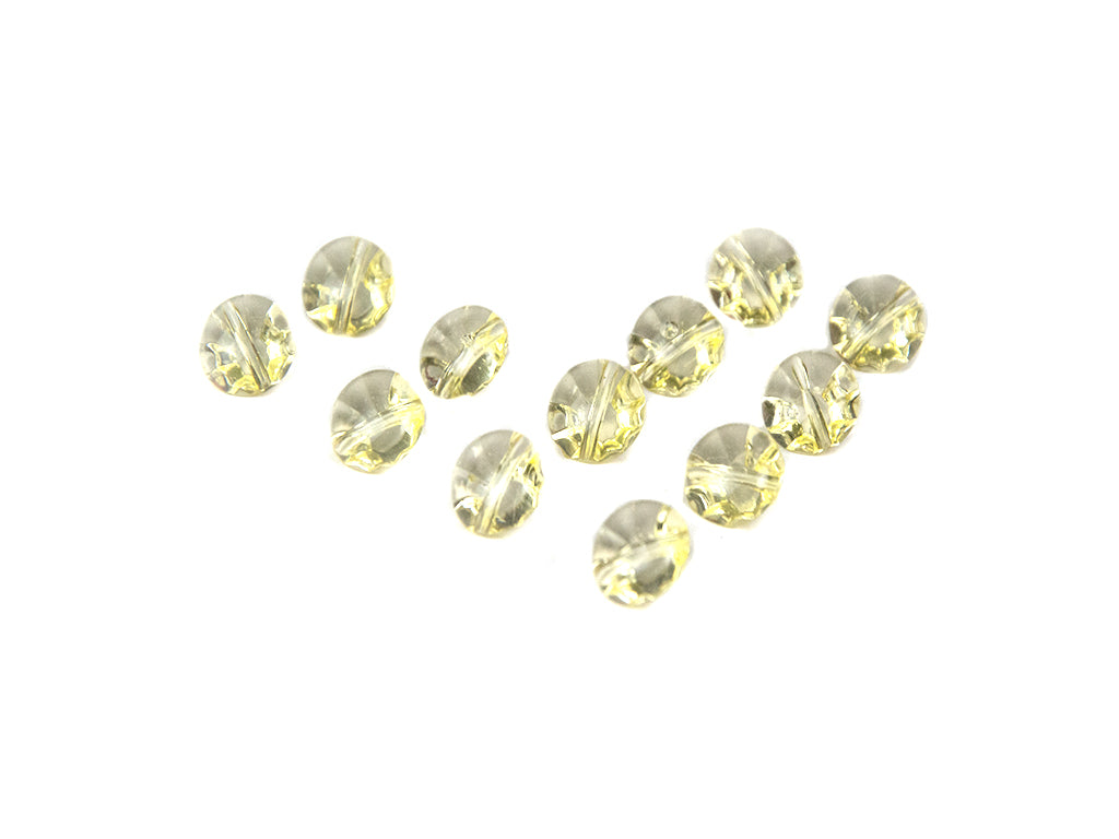 Lemon Yellow Transparent Acrylic Buttons