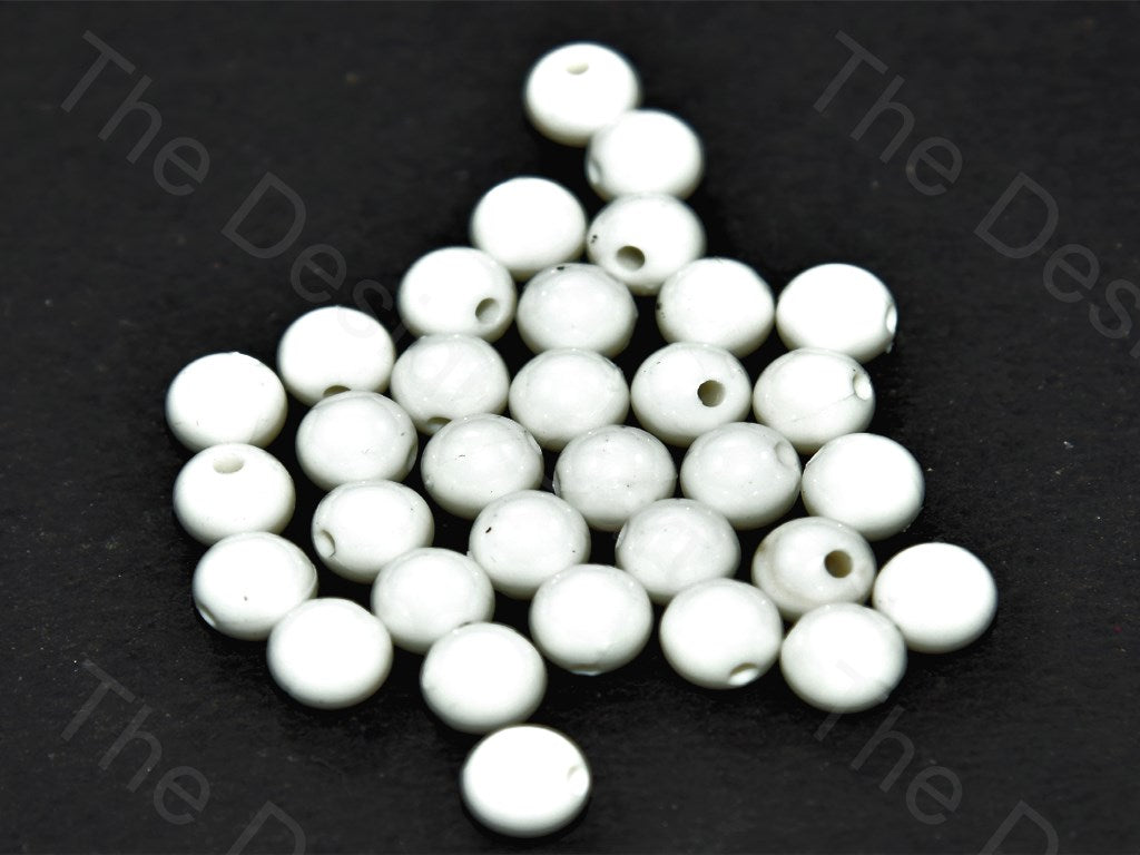White Spherical Acrylic Beads | The Design Cart (575660687394)
