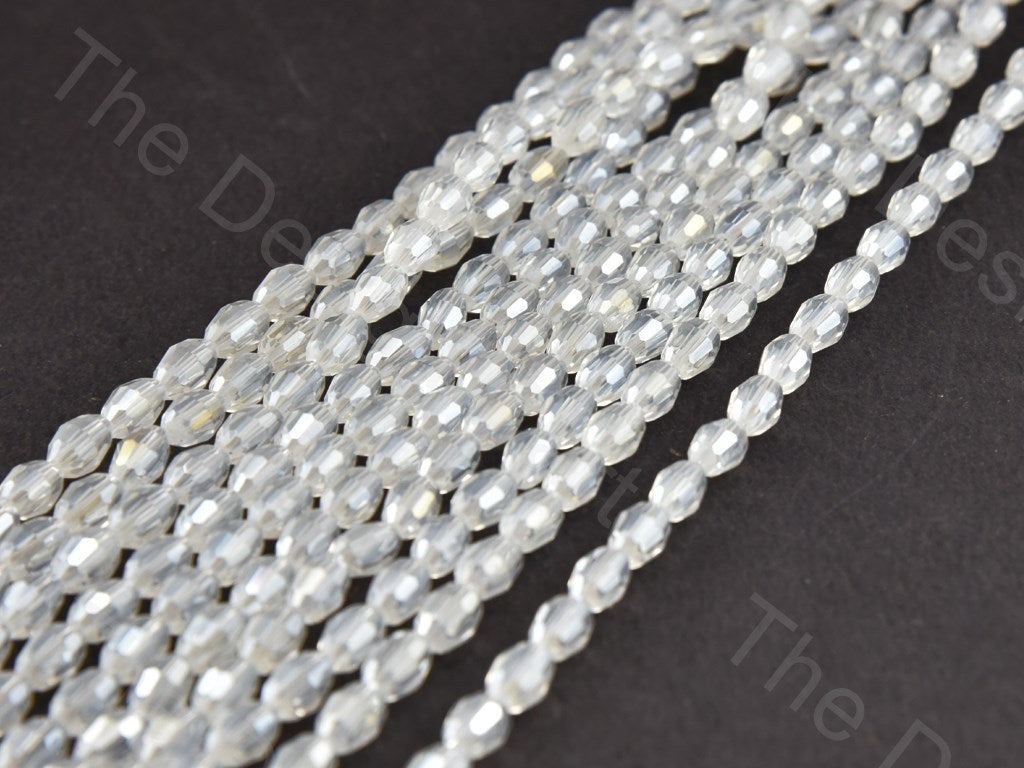 White / Transparent Drum Crystal beads (399625125922)