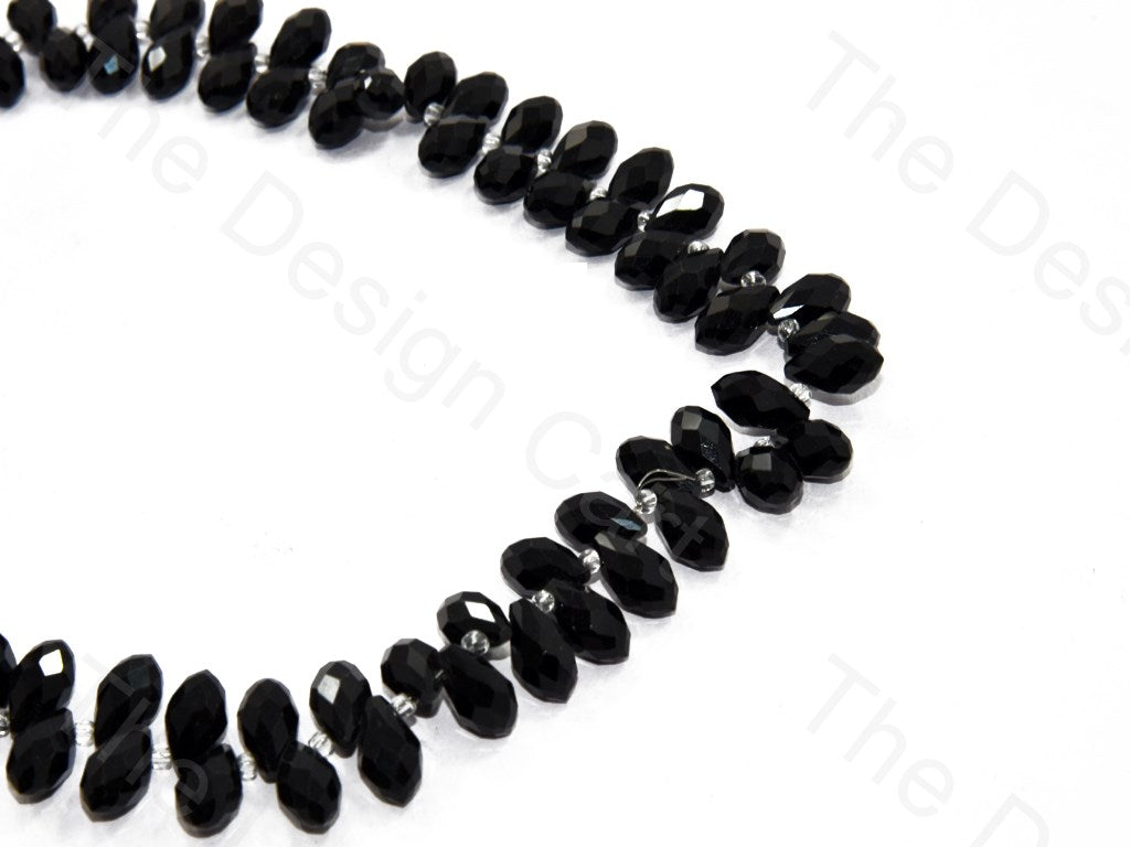 Black Transparent Small Top Hole Drop Crystal Beads | The Design Cart (552974450722)