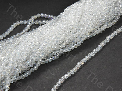 White Transparent Rainbow 96 Cutting Spherical Crystal Beads | The Design Cart (560541630498)